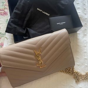 Saint Laurent Crossbody Chain Purse
